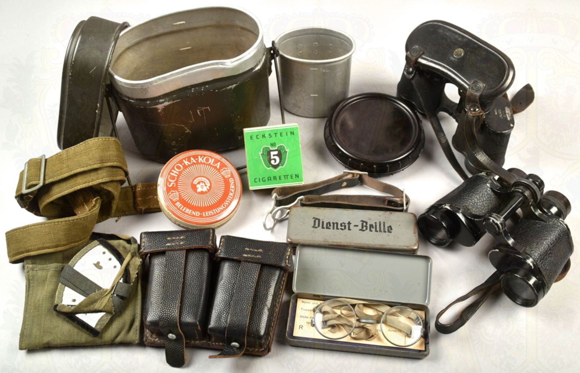 Collection of different Wehrmacht equipment