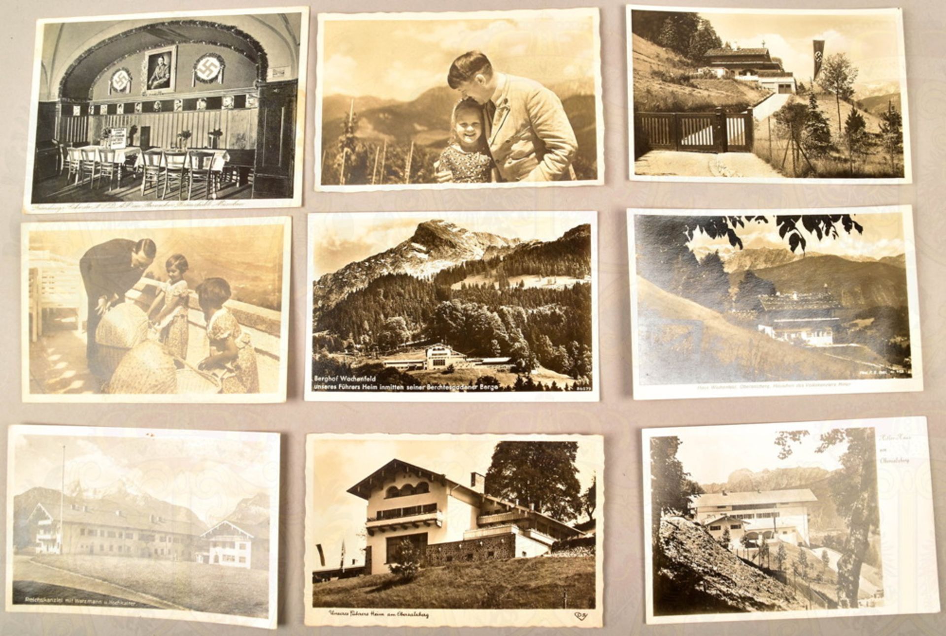 14 postcards Adolf Hitler and Obersalzberg 1938-1941 - Image 2 of 3