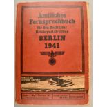 Official telephone directory of Berlin 1941