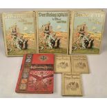 3 illustrated volumes World War I with supplements volumes