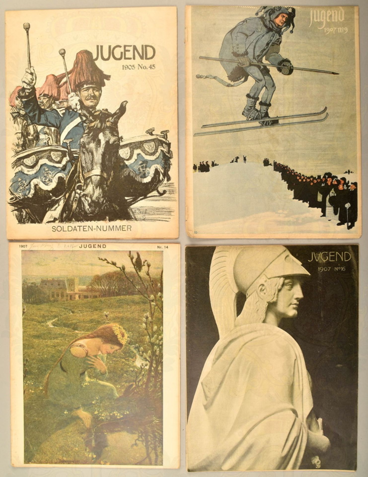 Munich illustrated weekly magazines 1905/1907