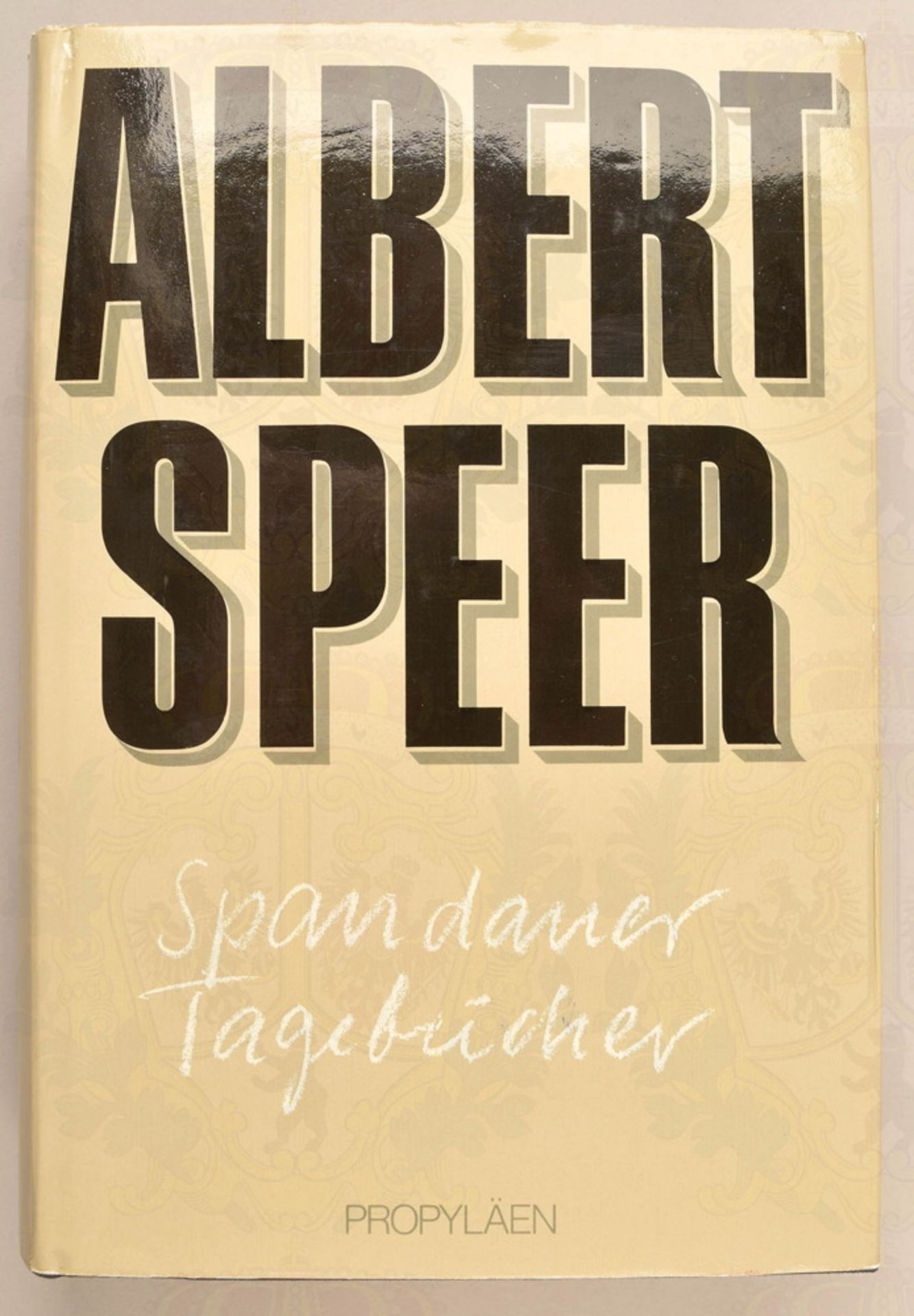 Original signature Reichs Minister Albert Speer