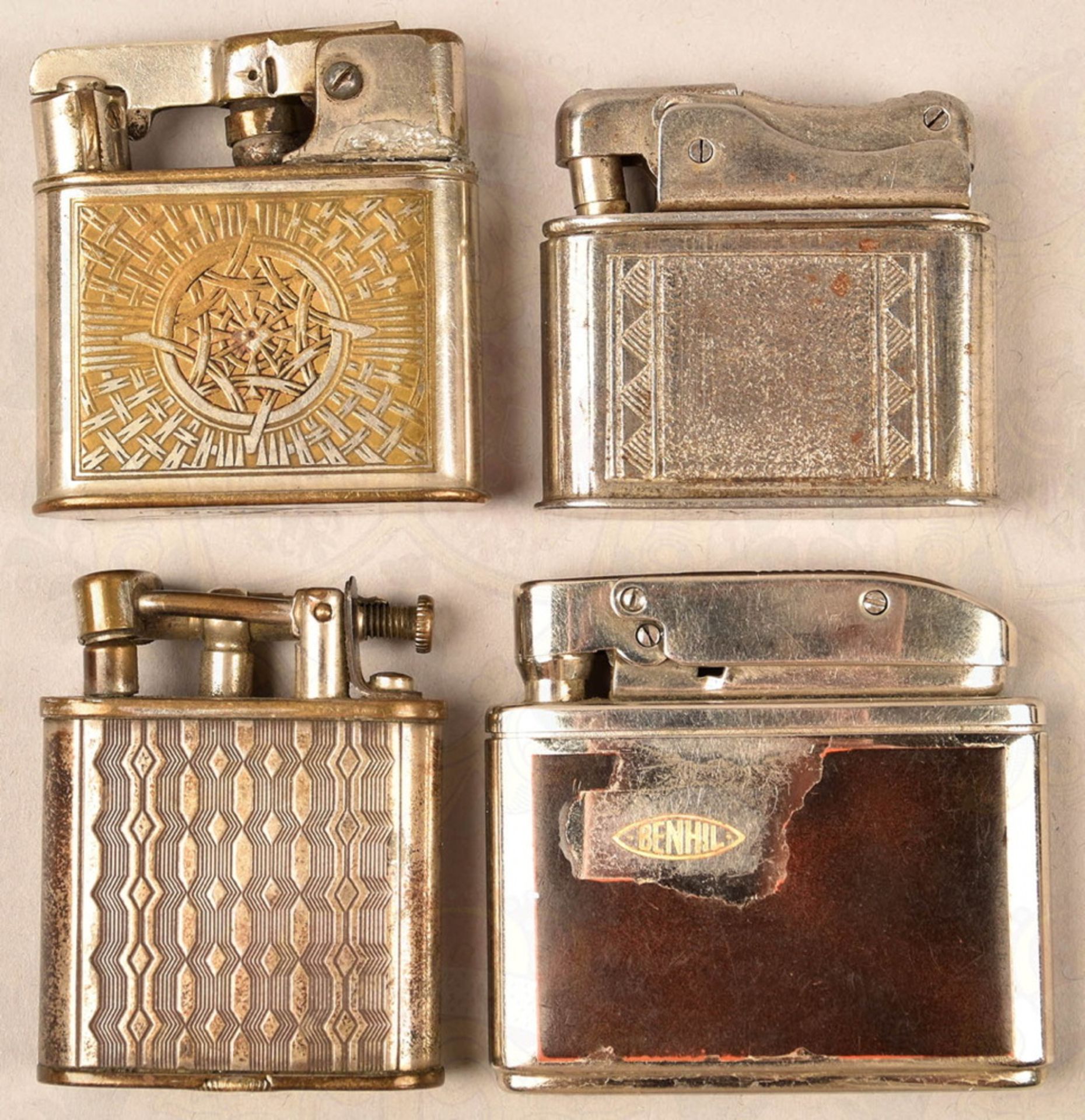 4 different German lighters