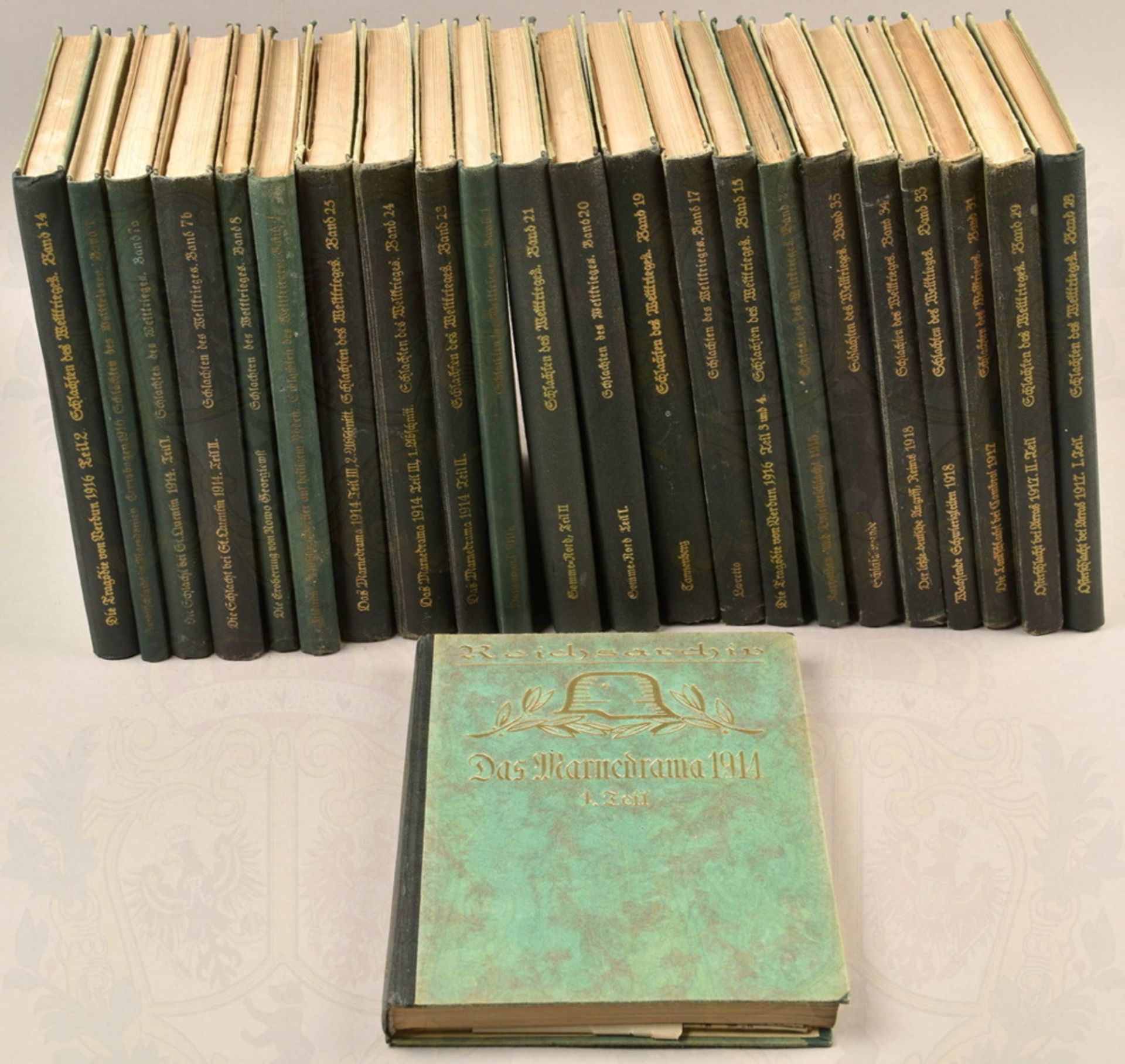 23 volumes Battles in World War I 1924-1930