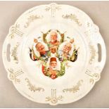 Patriotic dish 4 monarchs of the Central Powers WWI