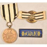 2 Prussian awards and 1 buttonhole badge