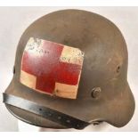 Steel helmet pattern 1935/40 Waffen-SS medic