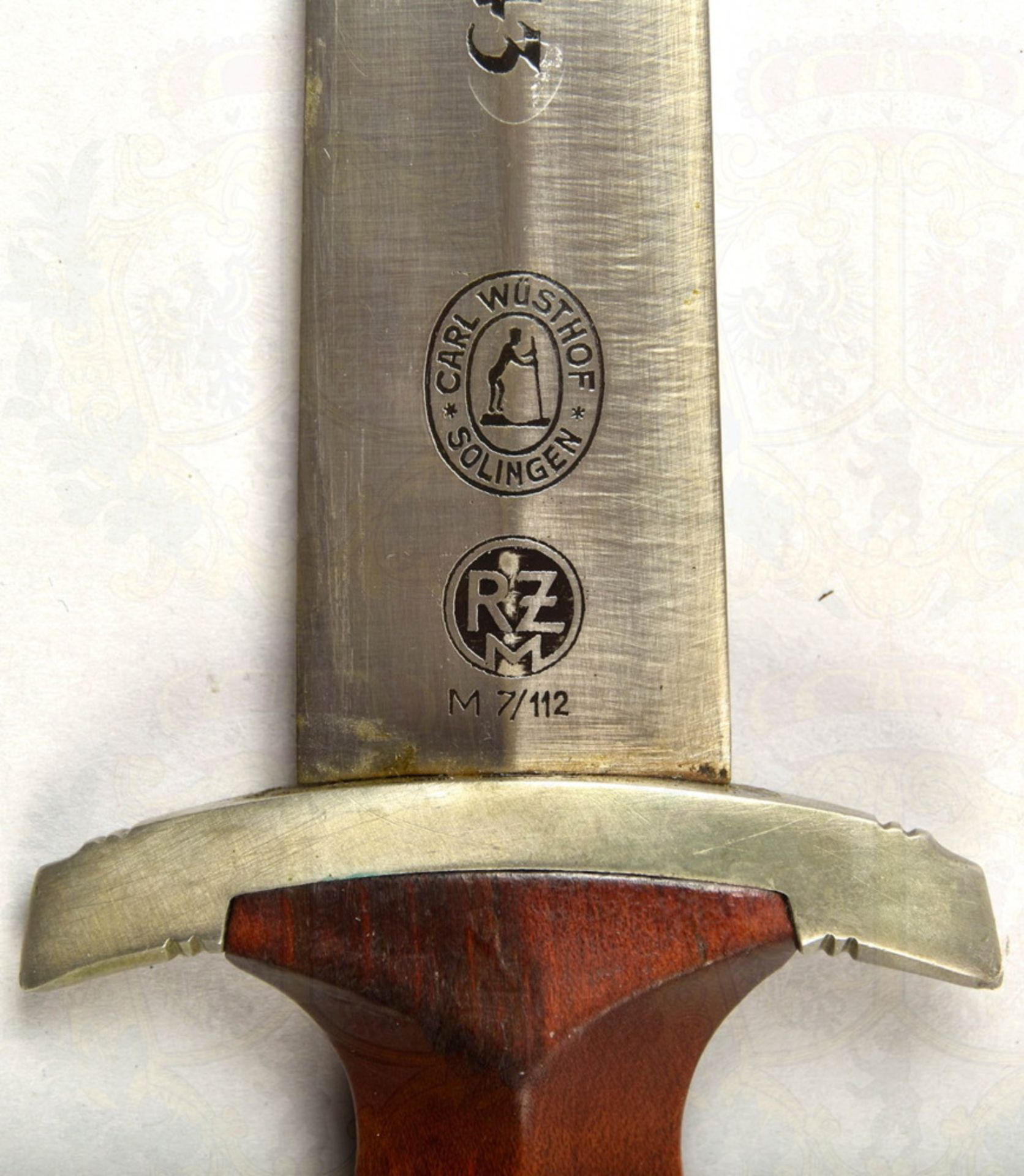 SA service dagger pattern 1933 with maker Carl Wüsthof Solingen - Image 9 of 11