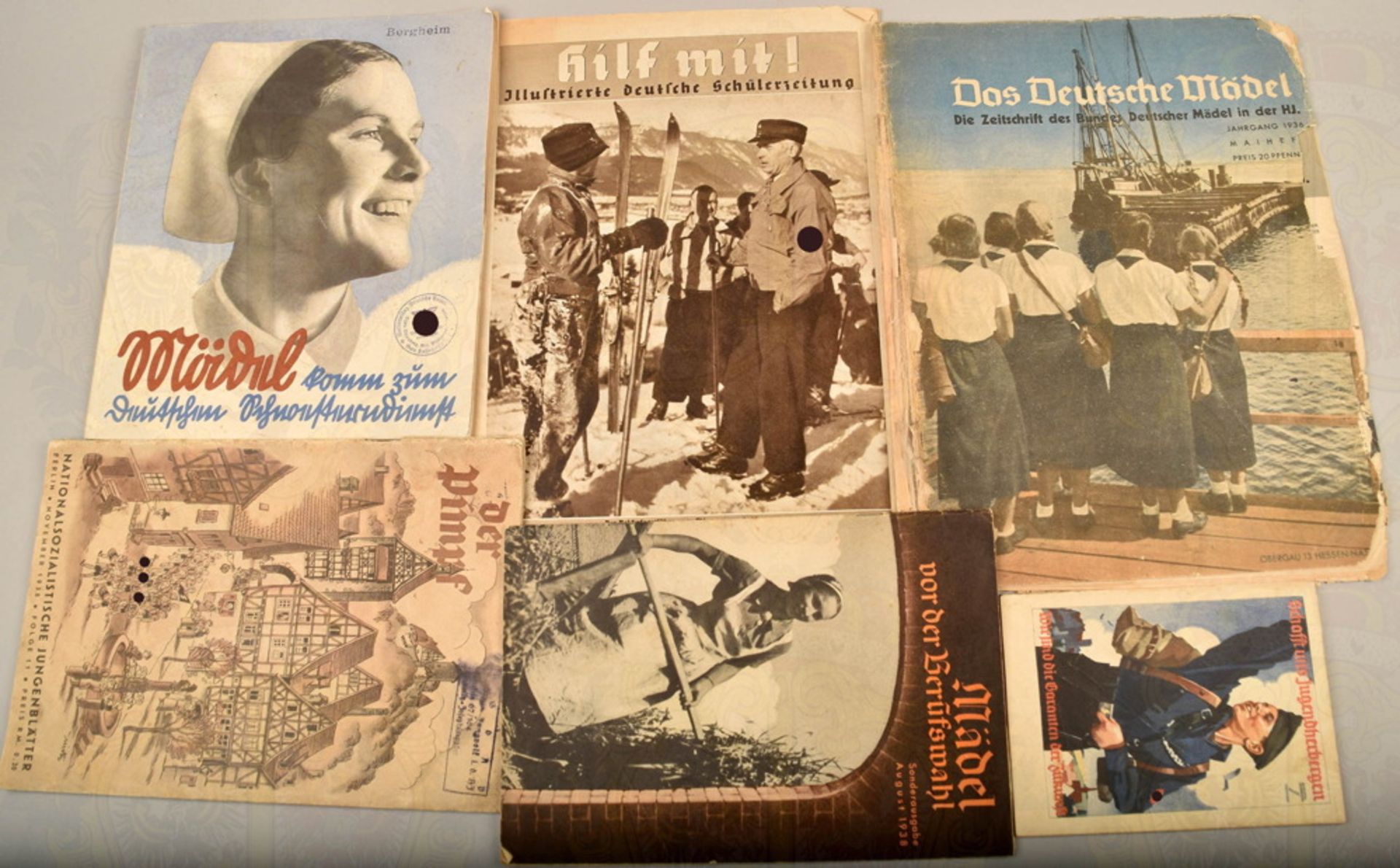 6 Hitler Youth booklets and brochures 1934-1938