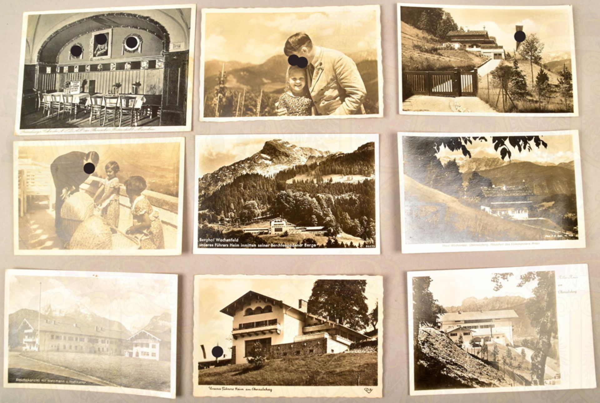 14 postcards Adolf Hitler and Obersalzberg 1938-1941