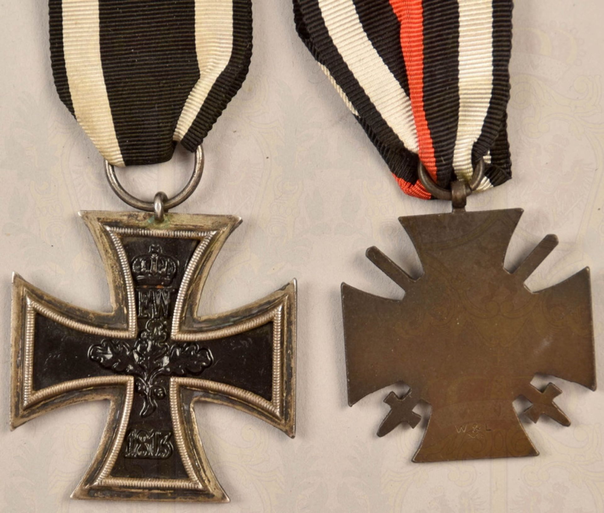 Iron Cross 2nd Class 1914 and Honour Cross 1914-1918 - Image 2 of 2