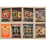 7 colour print postcards Banners of the Wehrmacht