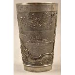 Tin cup German Imperial Navy Academy about 1905