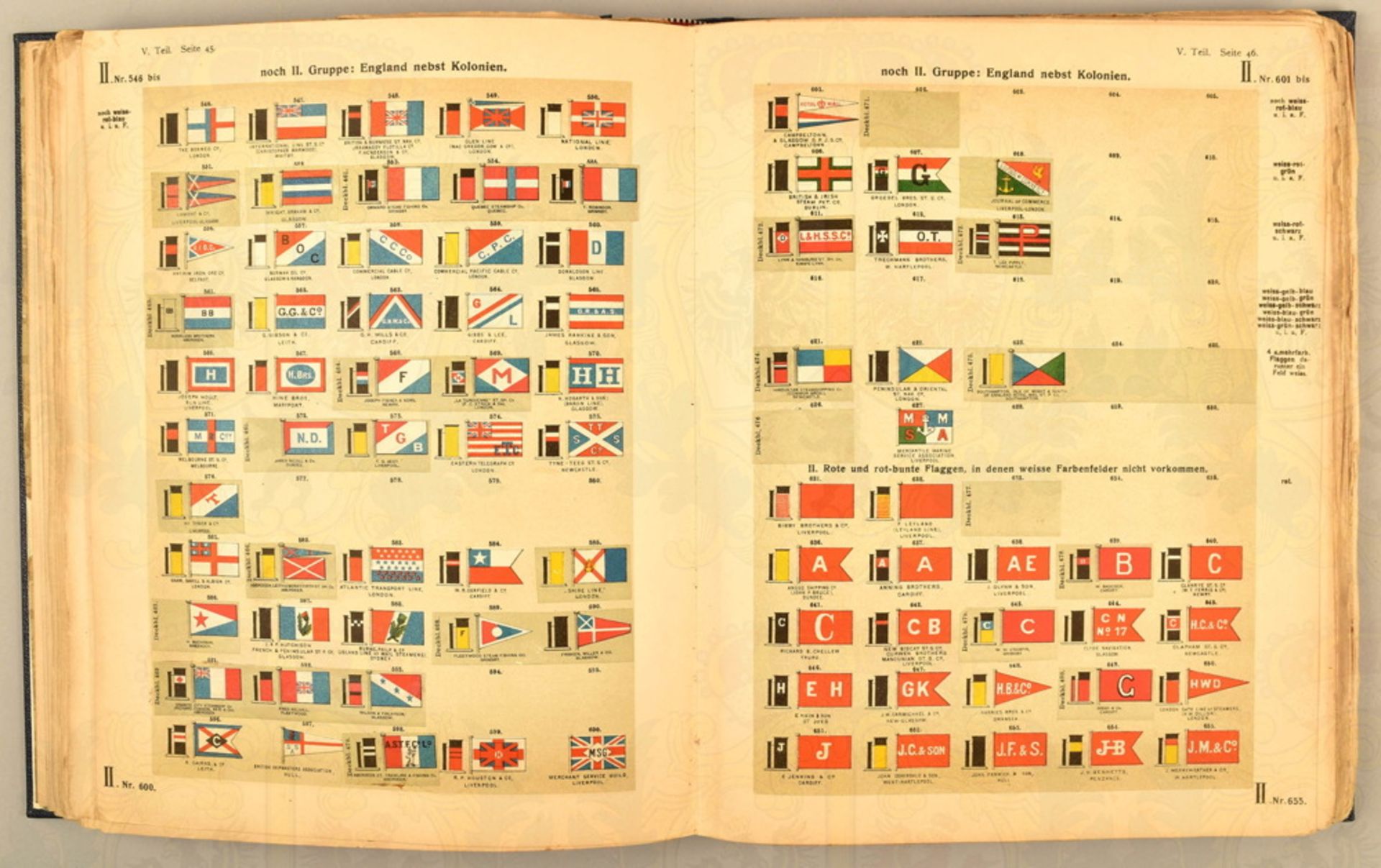 German and International flag book 1905 - Image 4 of 4