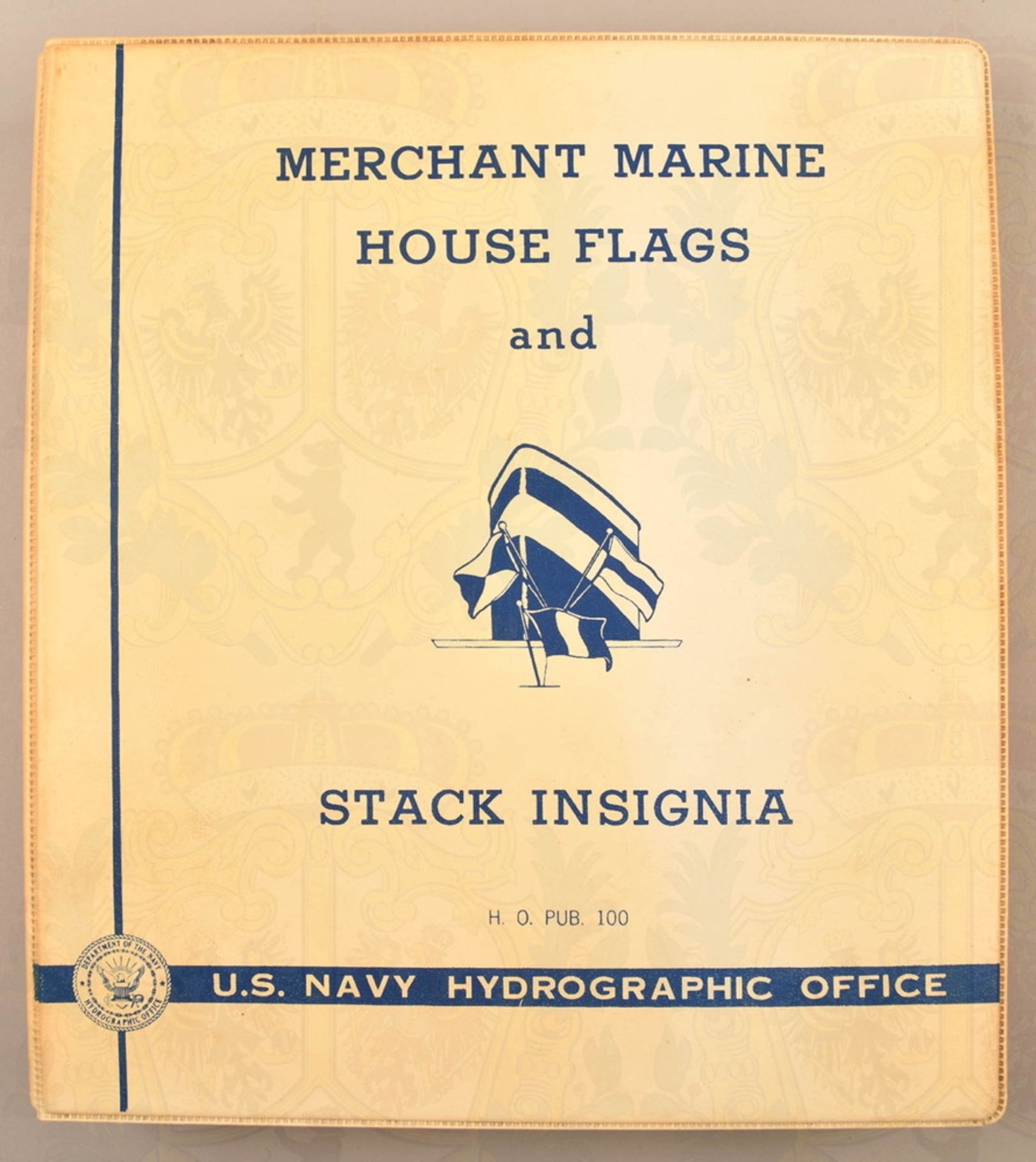 Merchant Marine House Flags and Stack Insignia