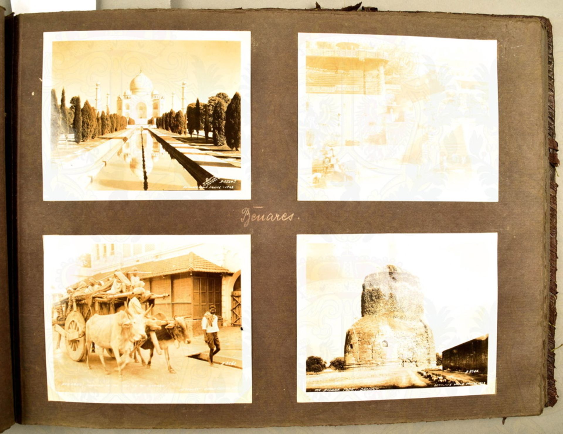 Fotoalbum Weltreise HAPAG-Dampfer Resolute, Januar-April 1928, mit ca. 340 Fotos, Fahrt durch - Image 5 of 9