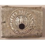 Belt buckle for German Army enlisted men with maker Klein & Quenzer