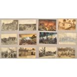 90 postcards Western Front in World War I