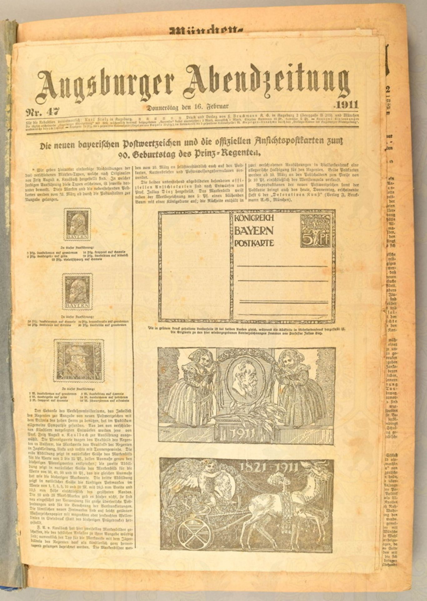 Augsburger Abendzeitung 1911-1921