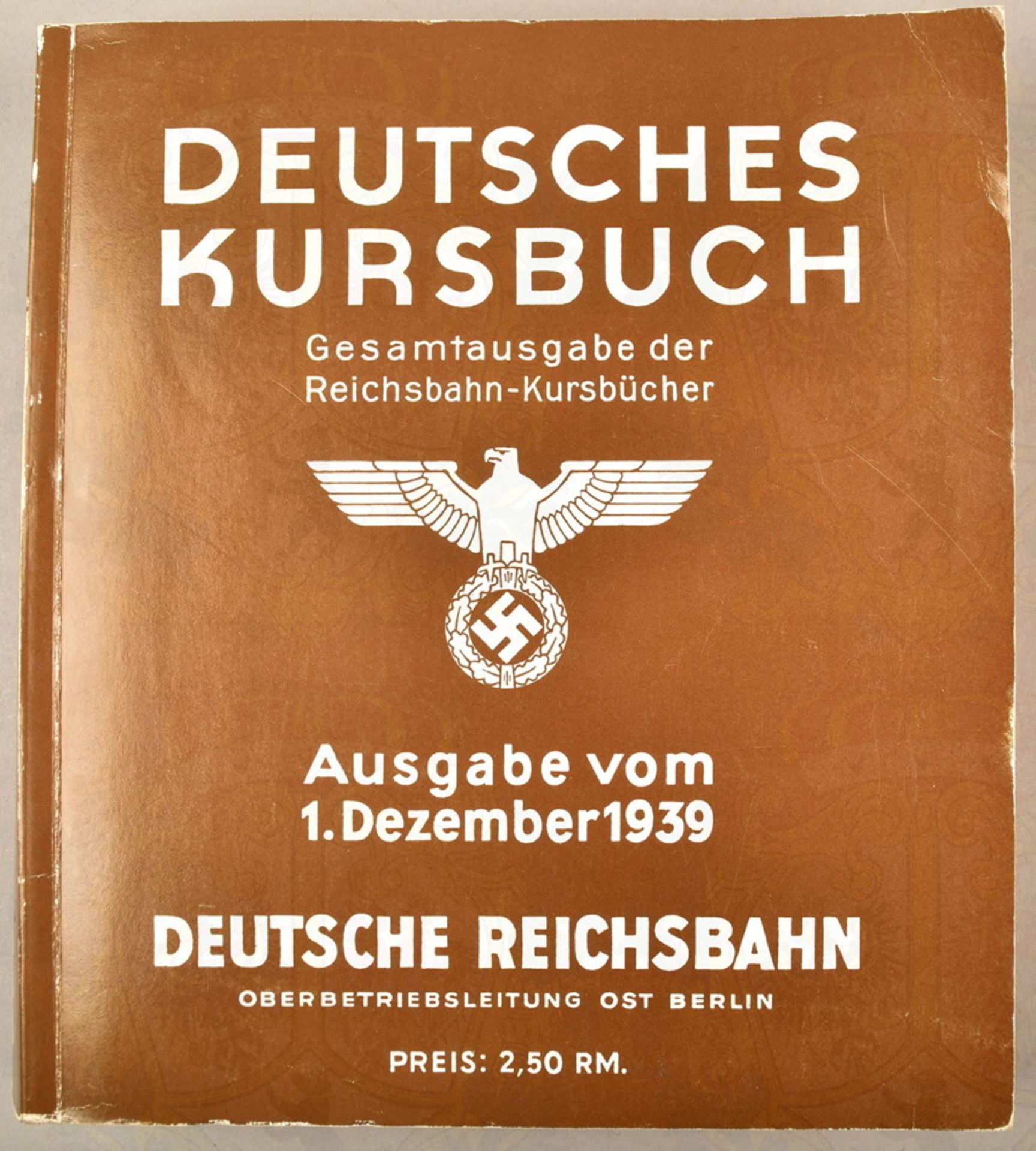 Deutsches Reichsbahn-Kursbuch Ausgabe 1. Dezember 1939 - Bild 2 aus 2