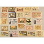 27 German emergency banknotes 1917-1920