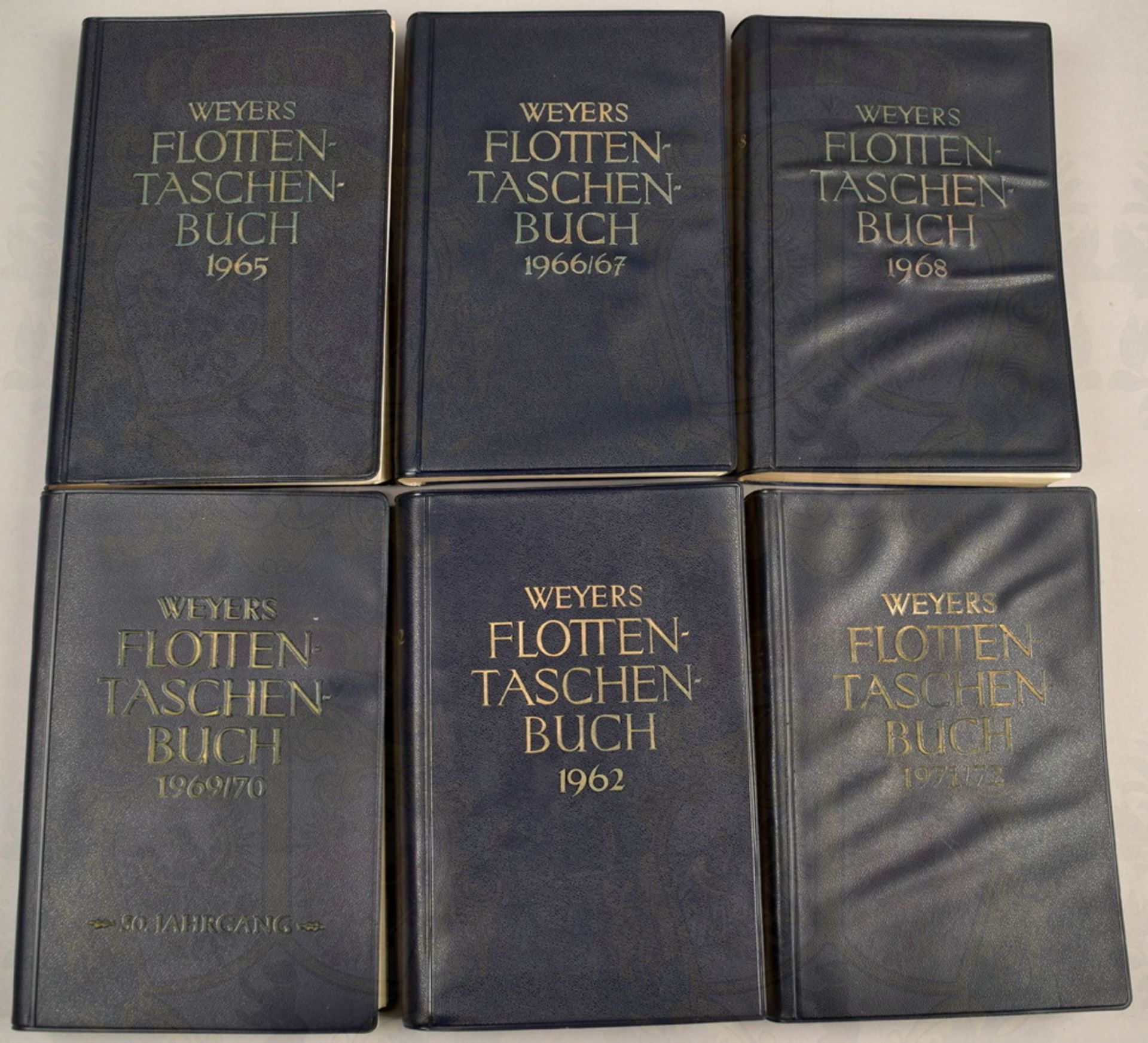 6 volumes warships of the world 1962-1972