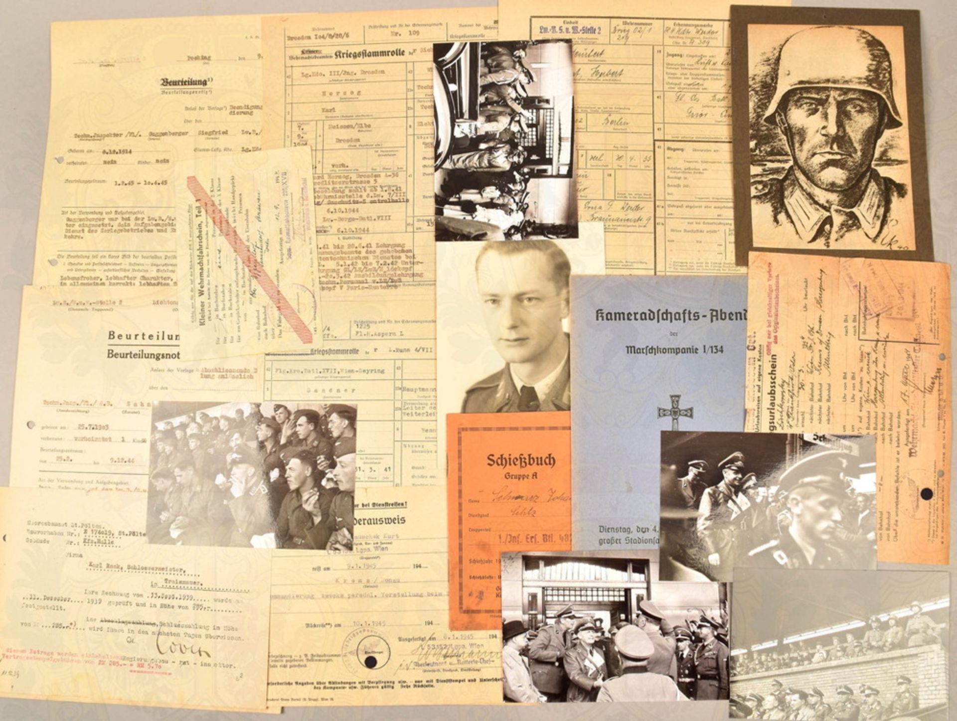 Grouping of Wehrmacht documents and correspondence