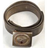Belt buckle for Luftwaffe enlisted men with maker OLC