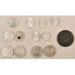 7 silver coins/5 aluminum coins/1 iron coin 1916-1939