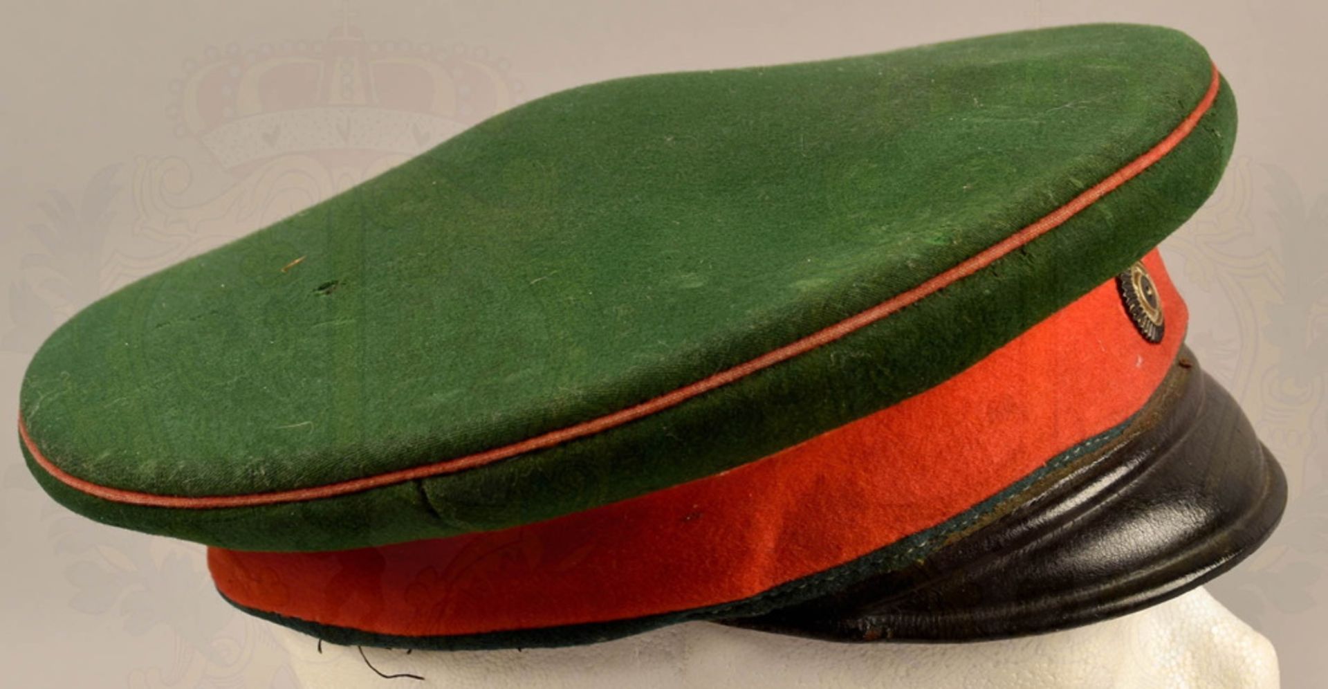 Visor cap for light infantry battalions about 1897 - Image 2 of 5