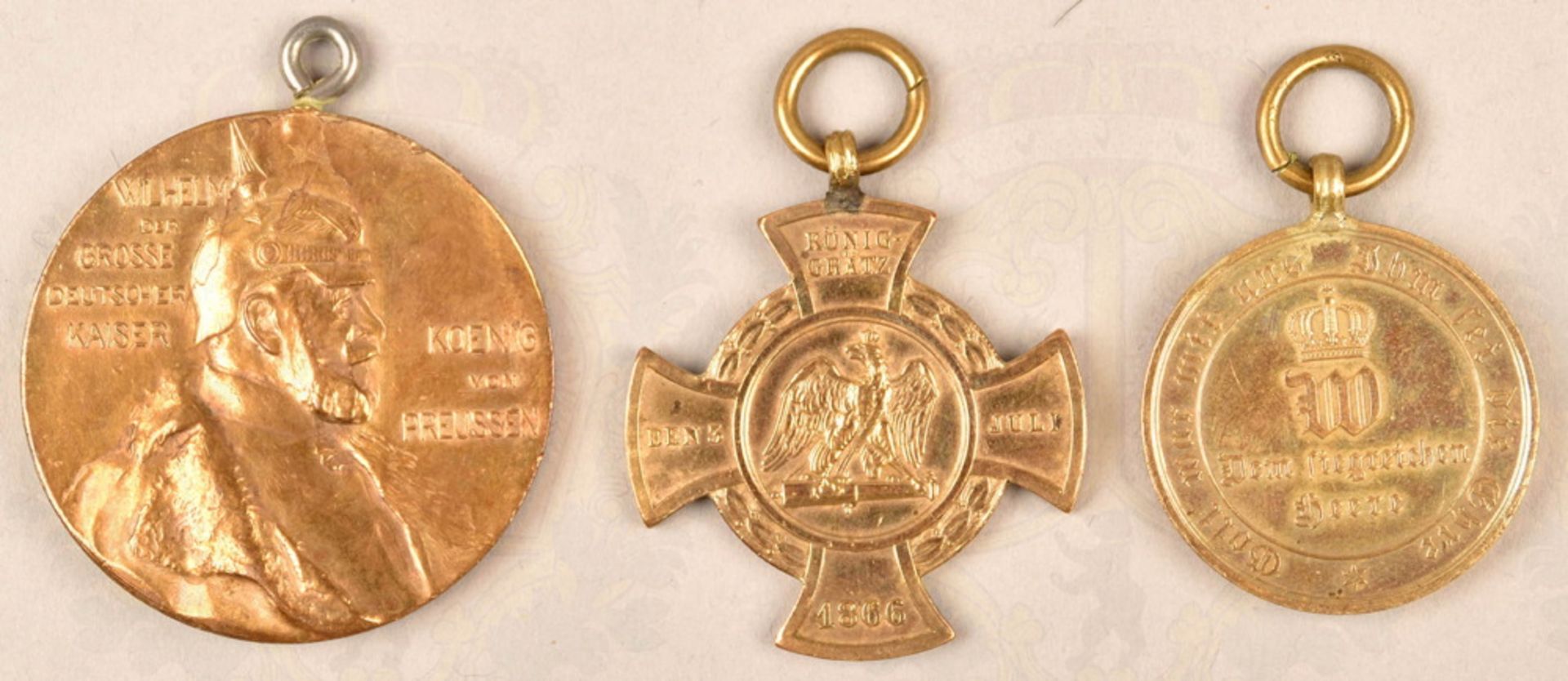 3 Prussian awards 1866-1897