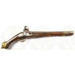 Luxury flintlock pistol made about 1800