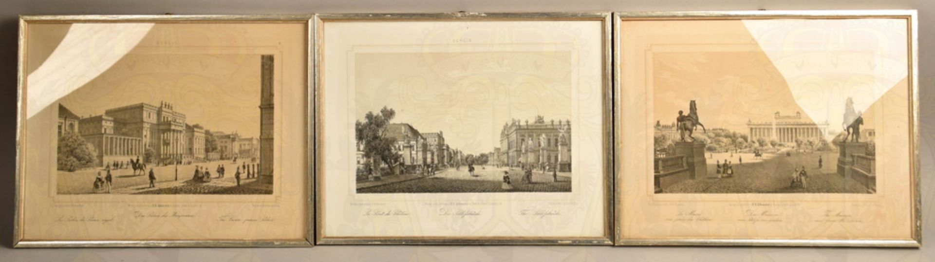 12 lithographies old Berlin views 1880-1900 - Image 2 of 2