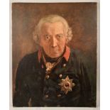 Portrait King Frederick II. of Prussia/Frederick the Great