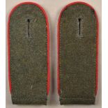 Pair of shoulder boards for enlisted men Wehrmacht artillery