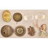 8 German tinnies and badges 1933-1939