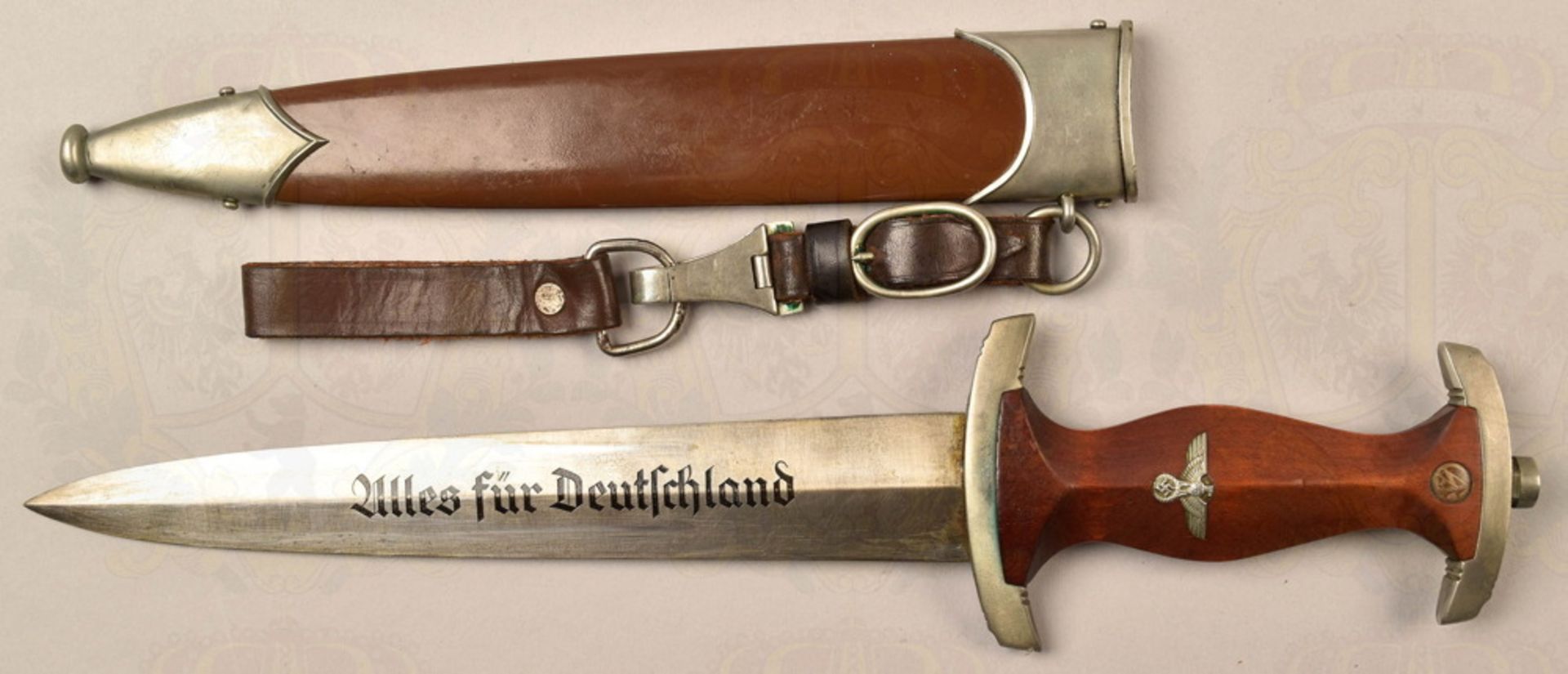 SA service dagger pattern 1933 with maker Carl Wüsthof Solingen - Image 2 of 11