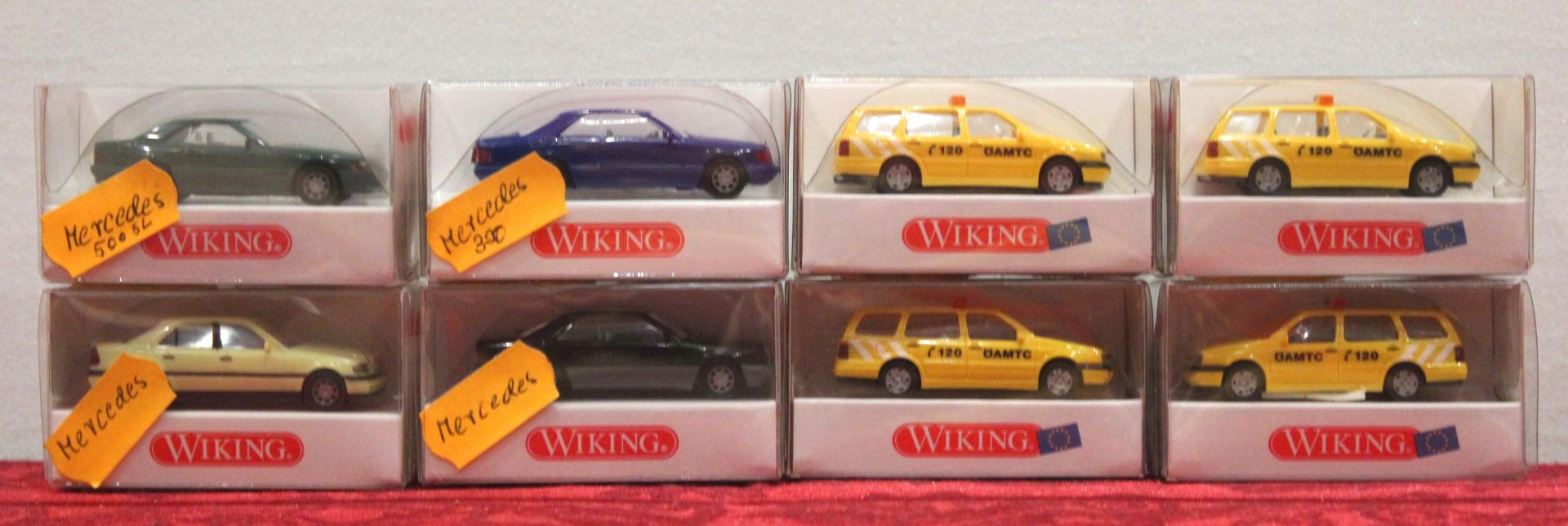 300 )Posten 8 Wiking Miniatur Auto Modelle OVP