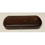 Medical - a 19th century Morton’s ophthalmoscope, by Pickard & Curry, London, rosewood case, 12cm