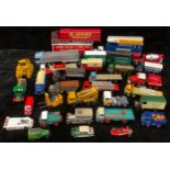 Toys - a collection of unboxed diecast models, various manufacturers including Tekno, Corgi etc (