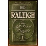 Sport & Advertising, Cycling, Raleigh - The Raleigh Cycle Co. Limited Nottingham 1916 book of the