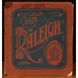 Sport & Advertising, Cycling, Raleigh - The Raleigh Cycle Co. Limited Nottingham 1906 book of the