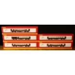 Hornby OO Gauge coaches, comprising R4143 Pullman 1st Class parlour car 'Leona', chocolate and