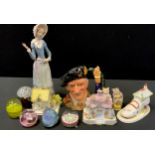 A Beswick Beatrix Potter figure, Tabitha Twitchett; another Tabitha Twitchett & Miss Moppet;