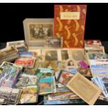 Postcards & Ephemera - Edwardian & Later, Military, Mining, Portraiture, Humorous, topographical,