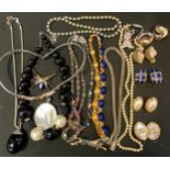 Costume Jewellery - Butler & Wilson Rabbit brooch, others Spider, Tiger; Dante pendant necklace;