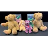 A pair of Renault teddy bears, others TY, Celebrity Bears etc (5)