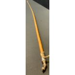 A silver plated hoof handled riding crop, 72cm long