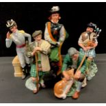 A Royal Doulton figure Morning Ma'am Hn2895; others The Master Hn 2325; The Laird Hn 2361;