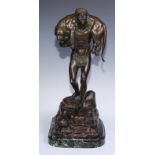 Demétre Haralamb Chiparus (1886 - 1947), a brown patinated bronze, of an Orientalist figure carrying